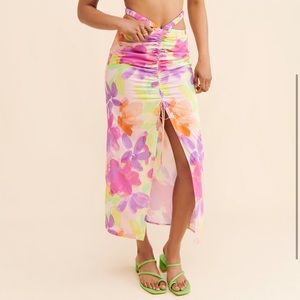 For Love and Lemons Pia Midi Skirt